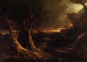 Thomas Cole A Tornado in the Wilderness oil on canvas